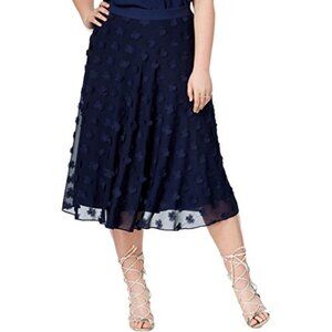 RACHEL Rachel Roy Floral Chiffon A-Line Skirt